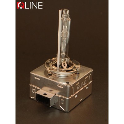 Ксеноновая лампа QLine D3S 5500K (+100%) MetalBase(1 шт)