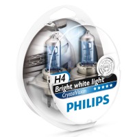 Галогенная лампа PHILIPS 12342CVSP H4 60/55W 12V P43t CristalVision+2xW5W