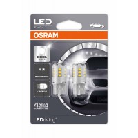 LED лампа OSRAM 7705CW W21W 12V W3X16d 6000K 2pcs. blister