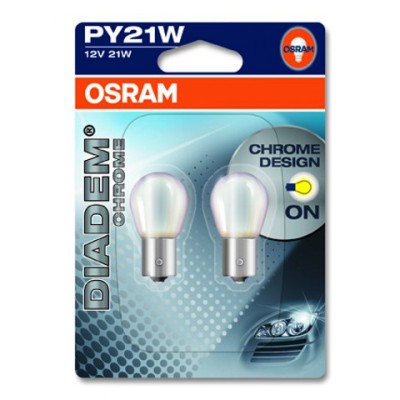 Галогенна лампа OSRAM 7507DC-02B Diadem Chrome P21W 12V BAU15s 10X2 Blister