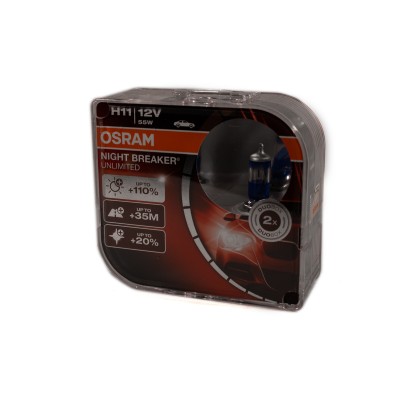 Галогенна лампа OSRAM 64211NBU H11 Night Breaker Unlimited +110% 12V 55W PGJ19-2 HardDuopet
