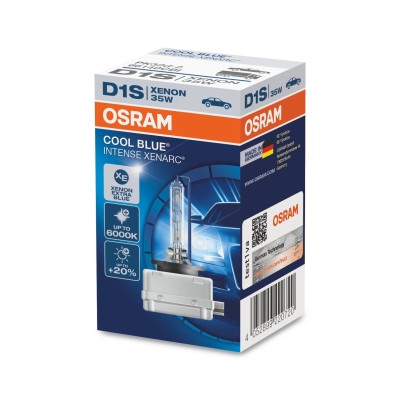Ксеноновая лампа OSRAM 66140 Cool Blue Intense +20% D1S 85V 35W P32d-2