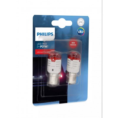 LED лампа PHILIPS 11498U30RB2 P21W 12V Ultinon Pro3000 RED