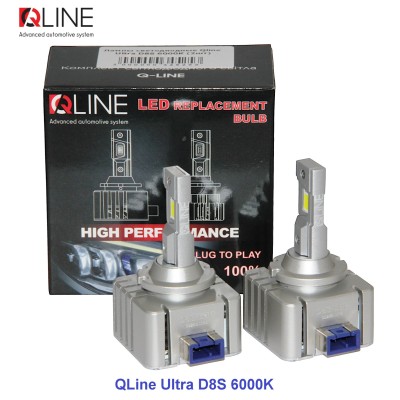 Лампи світлодіодні Qline Ultra D8S 6000K (2шт)