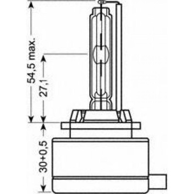 Лампа ксеноновая Osram D1S 66140CBI Cool Blue Intense +20