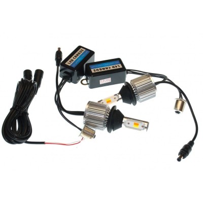 Комплект світлодіодних ламп DRL + поворот Baxster Cob Light P21W