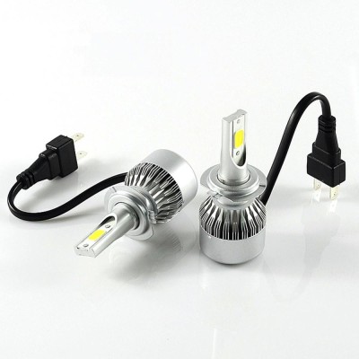 Лампы светодиодные C6 H7 12-24V COB (2шт)