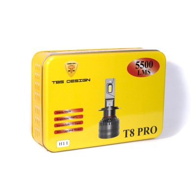 Комплект светодиодных ламп TBS Design T8 PRO H11(H8/H16) 12-24V 110W 11000lm 6000K