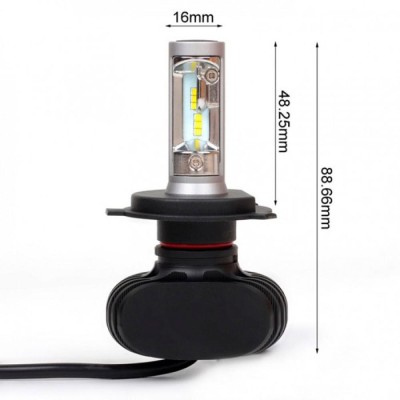 Лампы светодиодные SVS S1 H4 H/L 6000K 4000Lm (2 шт)