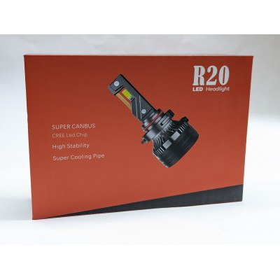 Комплект світлодіодних ламп R20 HIR2 (9012) 100W Canbus 6000K 18000Lm 12/24V