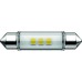 Світлодіодна лампа PHILIPS 11866WU70X1 C5W LED Ultinon Pro7000 Festoon SV8.5 WHITE 4000K 43mm 12V (1 шт)