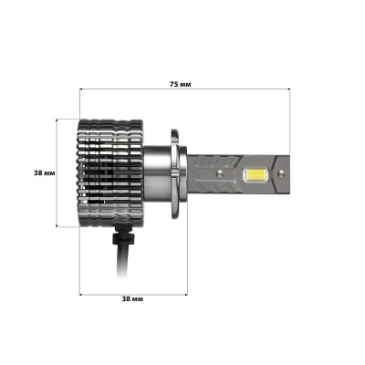 Комплект світлодіодних ламп StarLight D4S 90W/set 6000K 12000lm
