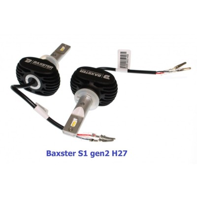 Світлодіодні лампи Baxster S1 gen2 H27 6000K (2 шт)