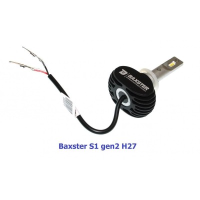 Світлодіодні лампи Baxster S1 gen2 H27 6000K (2 шт)