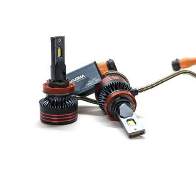 Комплект світлодіодних ламп M8 PRO H11(H8/H9/H16) 55W Canbus 6000K 12000Lm 12/24V