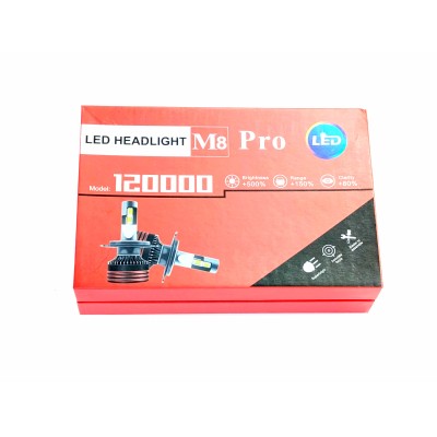 Комплект світлодіодних ламп M8 PRO H11(H8/H9/H16) 55W Canbus 6000K 12000Lm 12/24V
