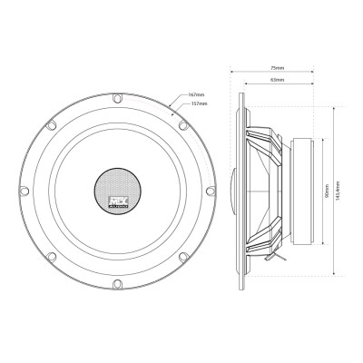 Коаксіальна акустична система MTX TX465C