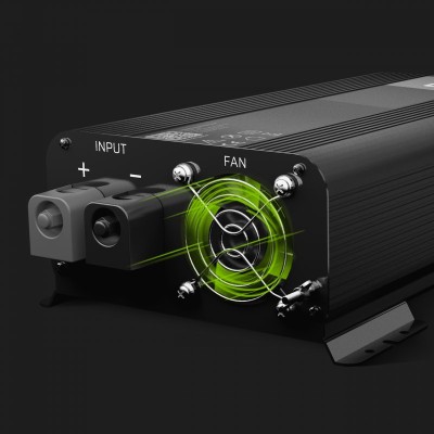 Преобразователь напряжения Green Cell PRO INVGC09 12V to 230V 1000W/2000W чистый синус