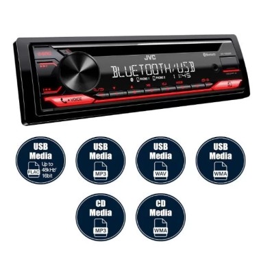 CD/MP3-ресивер JVC KD-T822BT
