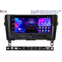 Автомагнітола QLine AMR 10612P11-NI-22-478А 10" 6/128 NISSAN X-Trail/Qashkai/Rogue 2014+ (з підсилювачем)