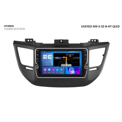 Штатное головное устройство EasyGo M9-3-32-B-HT QLED Hyundai Tucson