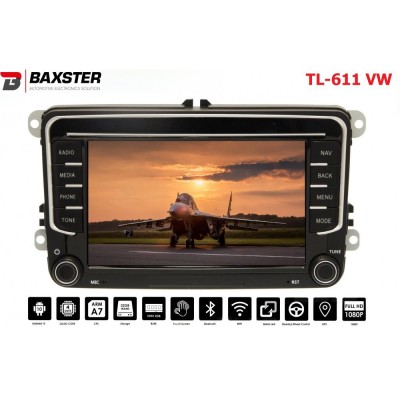 Штатна магнітола Baxster TL-611 VW універсальний 2/32
