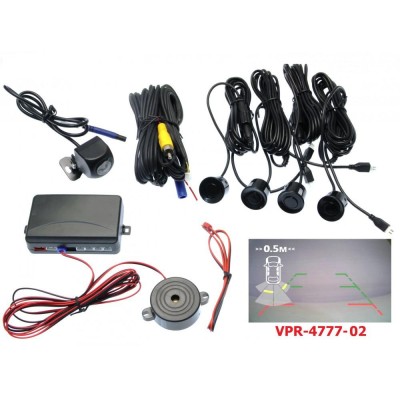 Парктроник Baxster VPR-4777-02 черный + камера