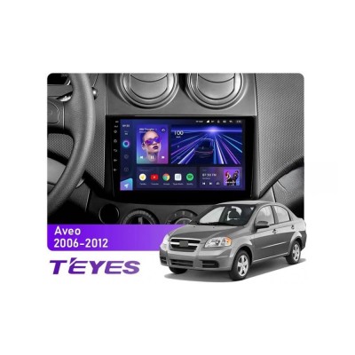 Штатна магнітола Teyes CC3 6+128 Gb 360° Chevrolet Aveo T250 2006-2012 9"