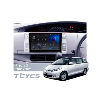 Штатна магнітола Teyes X1 2+32 Gb Wi-Fi Toyota Previa XR50 2006-2019 9"