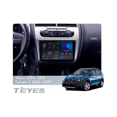 Штатна магнітола Teyes X1 2+32 Gb Seat Altea 5P (Left hand drive) 2004-2015 9"
