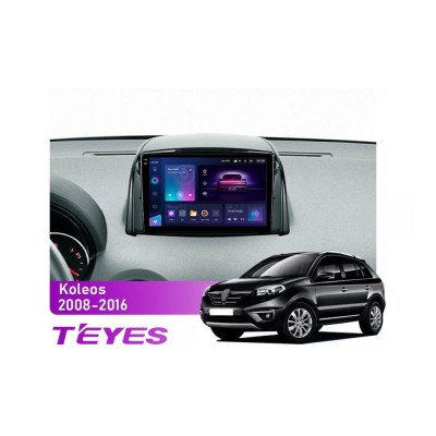 Штатна магнітола Teyes CC3 2k 6+128 Gb 360° Renault Koleos 2008-2016 (A) 9"