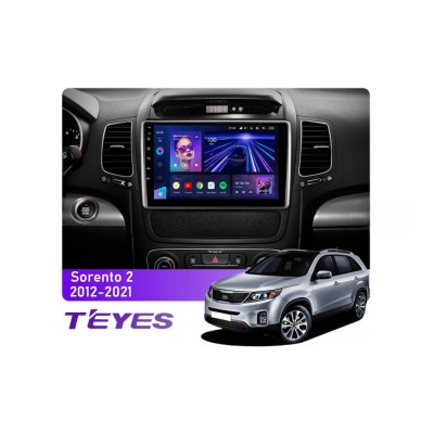 Штатна магнітола Teyes CC3 4+64 Gb Kia Sorento 2 XM (0 Din) 2012-2021 (B) 9"