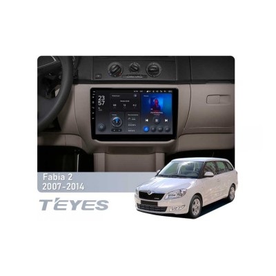 Штатна магнітола Teyes X1 2+32 Gb Skoda Fabia 2 2007-2014 10"