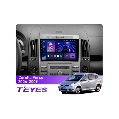Штатна магнітола Teyes CC3 6+128 Gb Toyota Corolla Verso AR10 2004-2009 9"