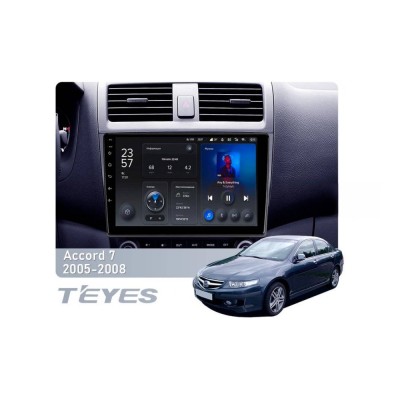 Штатна магнітола Teyes X1 2+32 Gb Honda Accord 7 CM UC CL 2005-2008 10"