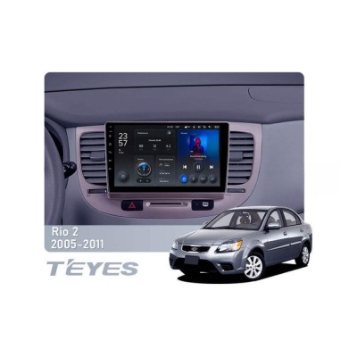 Штатна магнітола Teyes X1 2+32 Gb Wi-Fi Kia Rio 2 2005-2011 9"