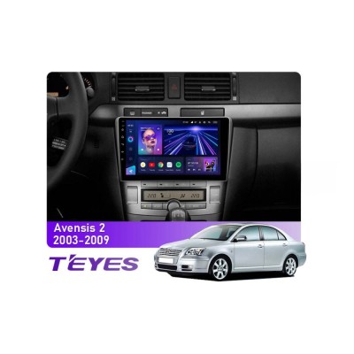 Штатна магнітола Teyes CC3 6+128 Gb 360° Toyota Avensis T250 2 2003-2009 9"