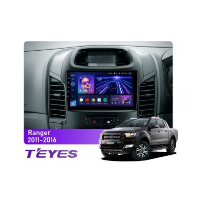 Штатна магнітола Teyes CC3 6+128 Gb 360° Ford Ranger (F2) 2011-2016 9"