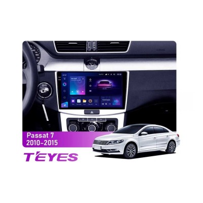 Штатна магнітола Teyes CC3 2k 4+64 Gb Volkswagen Passat 7 B7 2010-2015 10"