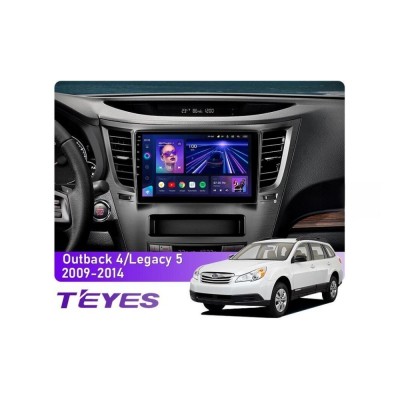 Штатна магнітола Teyes CC3 6+128 Gb 360° Subaru Outback 4, Legacy 5 2009-2014 9"
