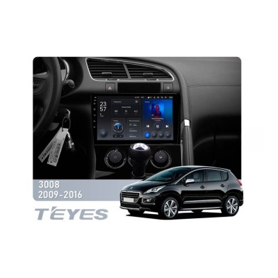 Штатна магнітола Teyes X1 2+32 Gb Peugeot 3008 1 2009-2016 (B) 9"