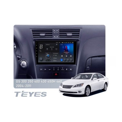 Штатна магнітола Teyes X1 2+32 Gb Wi-Fi Lexus GS 3 300 350 400 430 450H 460 2004-2011 9"