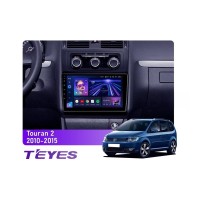 Штатна магнітола Teyes CC3 6+128 Gb Volkswagen Touran 2 1T 2010-2015 10"