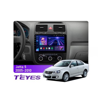 Штатна магнітола Teyes CC3 6+128 Gb Volkswagen Jetta 5, Golf 5 2005-2010 (C) 10"
