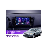 Штатна магнітола Teyes CC3 4+64 Gb Subaru Outback 3, Legacy 4 2003-2009 9"