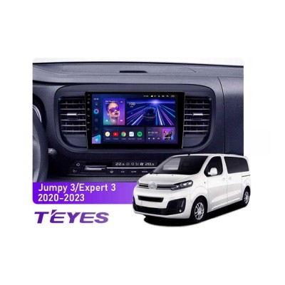 Штатна магнітола Teyes CC3 6+128 Gb 360° Citroen Jumpy 3/SpaceTourer 1, Peugeot Expert 3 2016-2021 9"