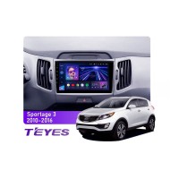 Штатна магнітола Teyes CC3 4+64 Gb Kia Sportage 3 SL 2010-2016 (B) 9"