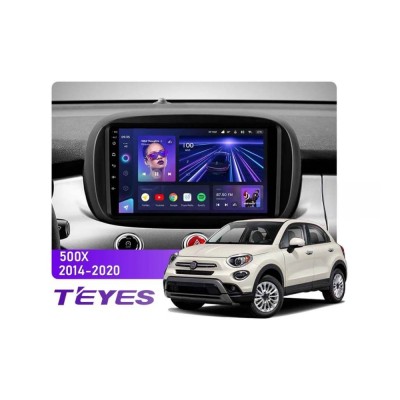 Штатна магнітола Teyes CC3 6+128 Gb 360° Fiat 500X 2014-2020 9"
