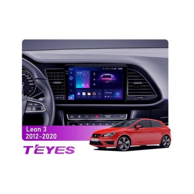 Штатна магнітола Teyes CC3 2k 3+32 Gb Seat Leon 3 2012-2020 9"