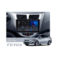 Штатна магнітола Teyes X1 2+32 Gb Wi-Fi Hyundai Solaris 1 2010-2016 9"